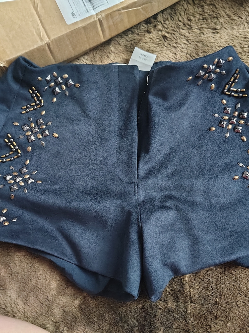 Abercrombie & Fitch Navy Embellished Women's Shorts